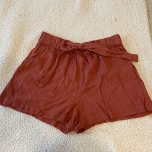Float burnt orange shorts